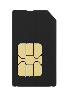 Woman SIM Card Clear