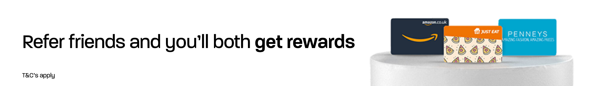 Clear Refer a Friend Landing Page Banner